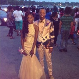 Champagne Prom Dress